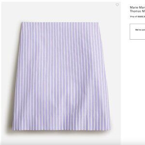J.crew Marie Marot striped skirt